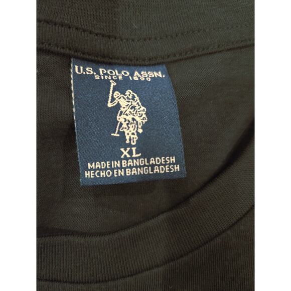 NWT (1) V-neck and ( 2 )  Crew Neck US Polo Assn Men's Short Sleeve Tee - Picture 2 of 7